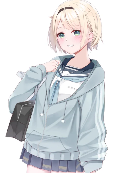 #いろはにも絵を 前にあげたイラストの背景なし版 