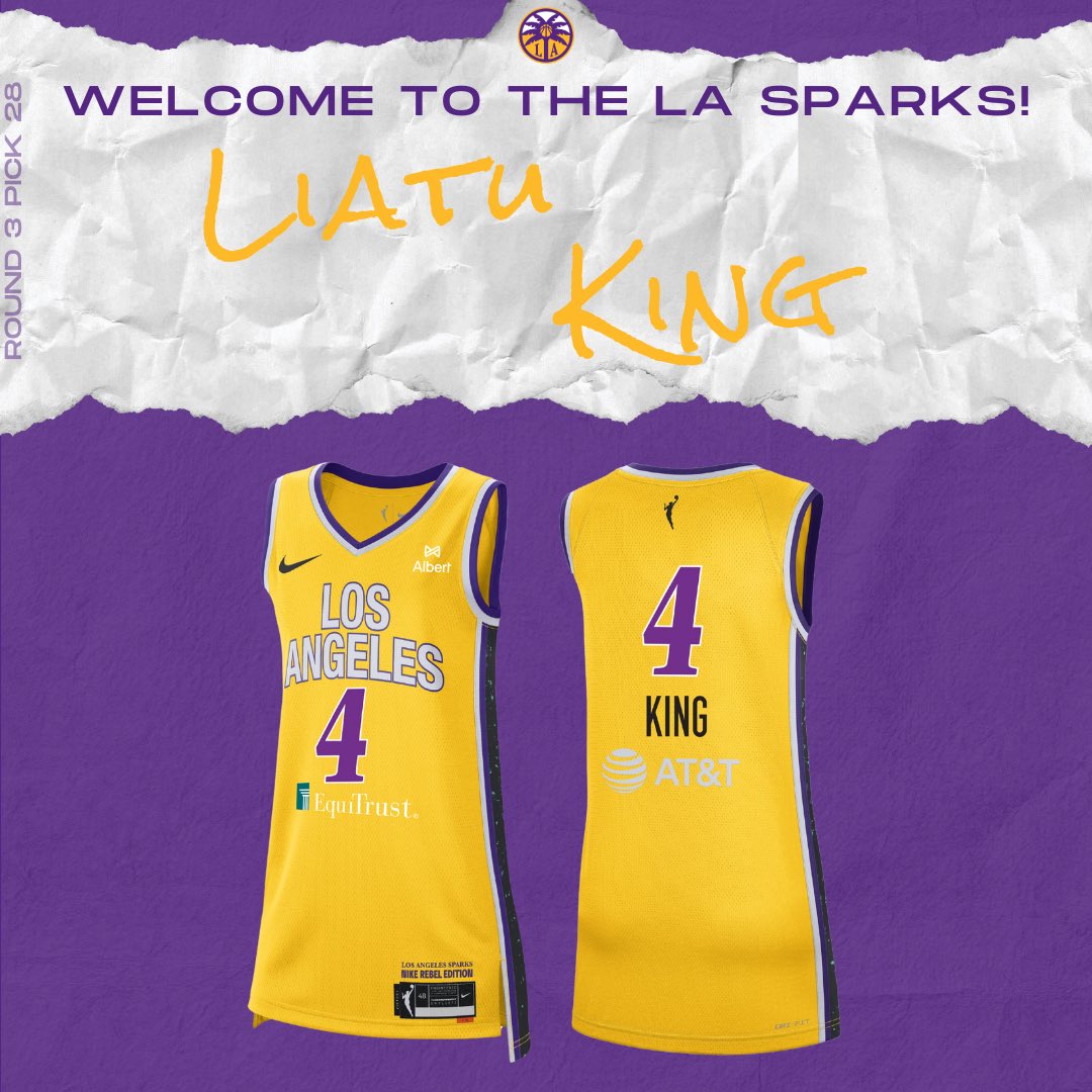 TEAM LA (@teamlastore) on Twitter photo Say hi to your newest <a href="/LASparks/">Los Angeles Sparks</a> 2025 Draft Picks👋💜 Rep the rookies with official Rebel & Explorer Jerseys now available online. Link in bio #teamlastore #lasparks Say hi to your newest <a href="/LASparks/">Los Angeles Sparks</a> 2025 Draft Picks👋💜 Rep the rookies with official Rebel & Explorer Jerseys now available online. Link in bio #teamlastore #lasparks