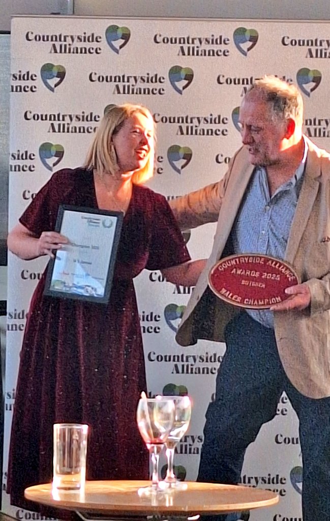 WmPowell2021's tweet photo. Diolch o galon ♥️ i @CAevs am y gwahoddiad i'r @CAupdates #CACymru #RuralOscars hero. Such rich rural enterprise on display tonight, the essence of our communities. Special congratulations to Katie & the team at #YTairBull #Libanus; also to the fabulous @trudydavies1964 #Senedd https://t.co/7MTTnbA5hz