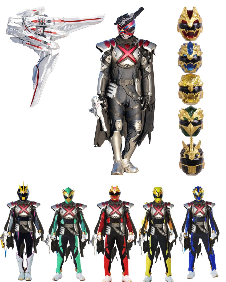 Ring Hunter Garyuudo summoned the team of Yubiwa Sentai Hunters