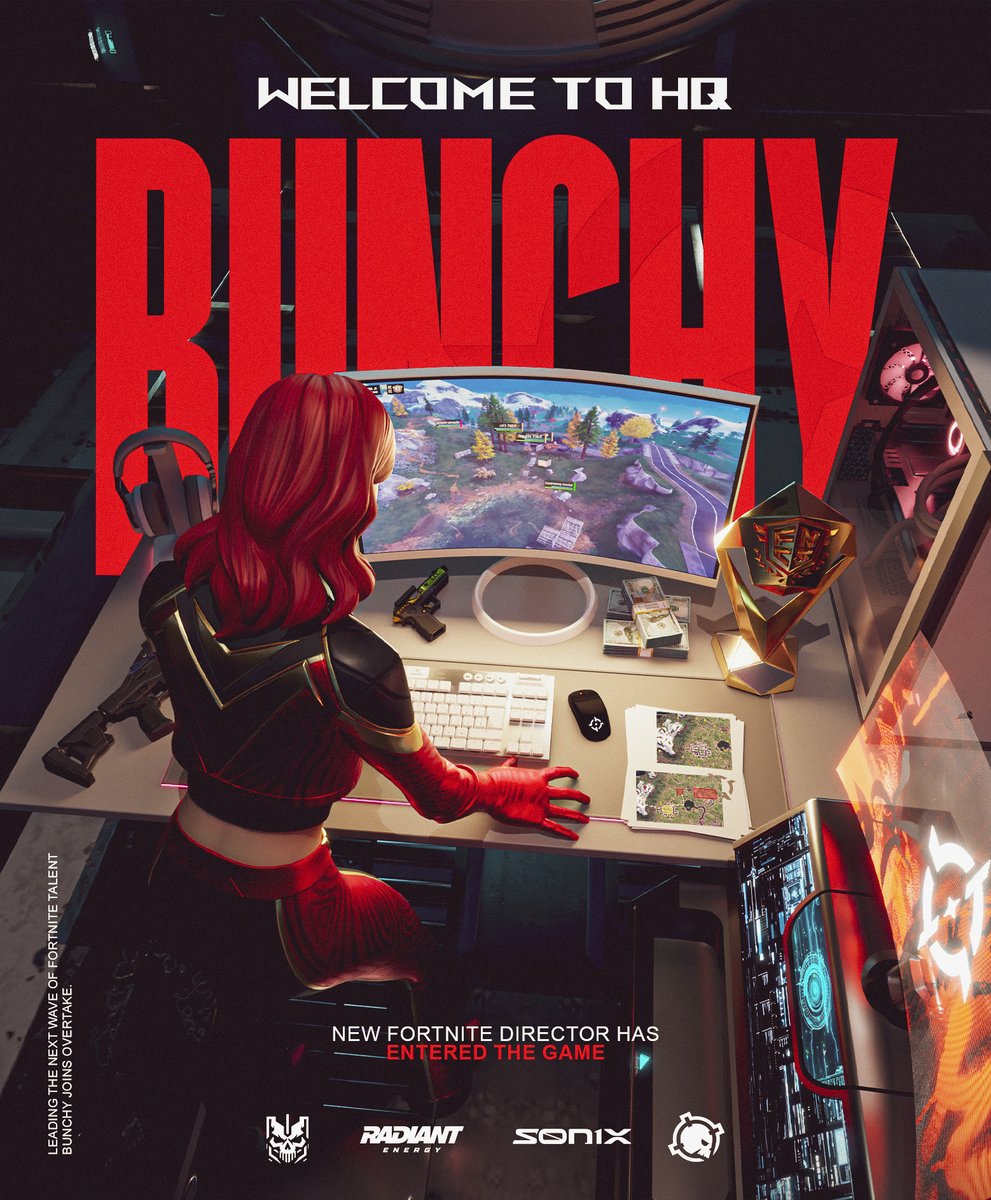 Please Welcome Bunchy to Overtake 🎯

He’s stepping in as our new Fortnite Director to lead the charge, scout top talent, and take our roster to the next level. It’s time to get to work.