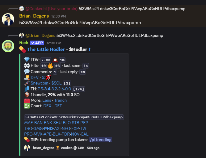 PastelAlpha's tweet photo. Tag team call from @Brian_Degens and @CookerFlips 

$HODLER at 8k to 600k https://t.co/KF2eSIngMQ