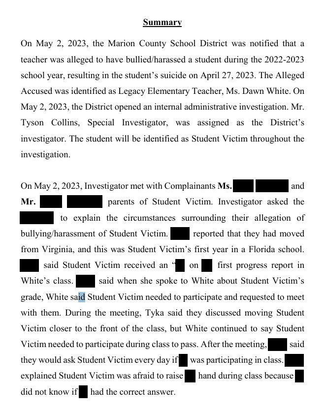 libsoftiktok's tweet photo. HEARTBREAKING. An 11 y/o boy shot himself after HIS OWN TEACHER allegedly bullied and embarrassed him for months.

According to the complaint, Donna White, a teacher at @MarionCountyK12, repeatedly bullied her student, Louis Johnson.

White allegedly publicly insulted Louis, saying he "didn't know anything" and would ask the class to agree with her.

How was this person allowed to be a teacher???
