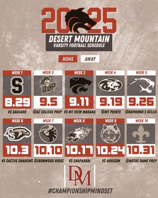 Varsity schedule Let's Goooooooooo!