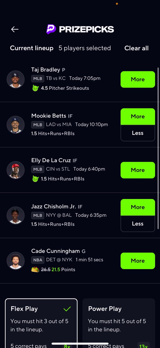 PeachStatePick's tweet photo. ✅Taco Tuesday plays✅
$15 dollars to a follower who likes and reposts this tweet as always if we got 4-4! 

#PrizePicks #PrizePicksMLB #mlbfantasy #Prizepickstoday https://t.co/5mxxJ0hZHV