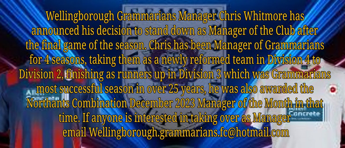 Wellingborough Old Grammarians FC (@grammariansfc) on Twitter photo 
