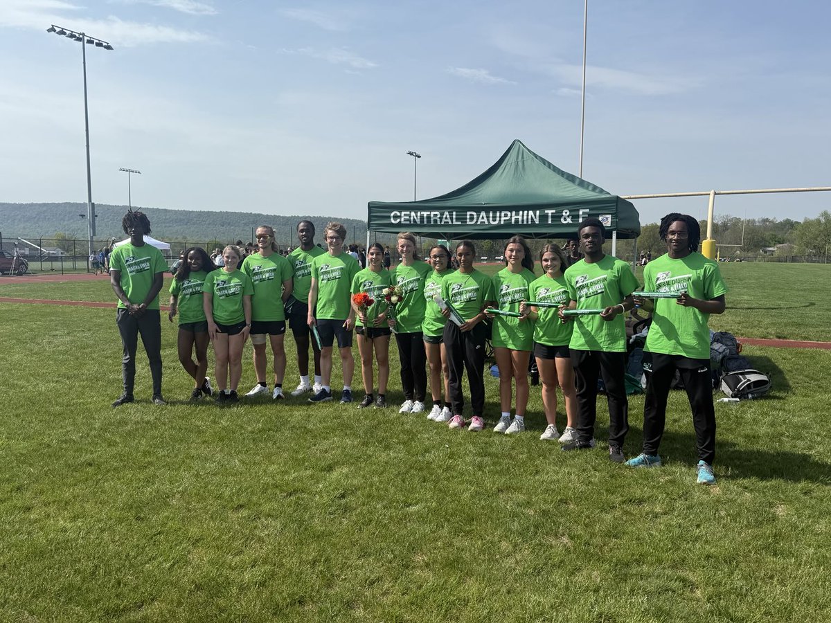Congrats n good luck to our Senior Track athletes.