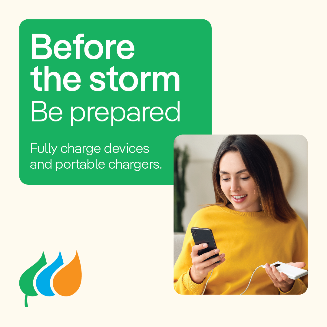 RGandE's tweet image. We are prepared for thunderstorms, high winds, and other hazardous weather today. Our team has been monitoring the weather and is ready to restore service to all customers should outages occur. Stay prepared with these tips. ow.ly/ssMt50VK0KU