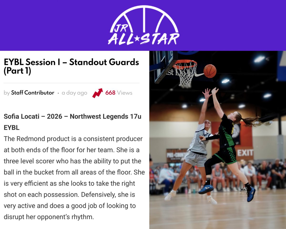 Thank you <a href="/JrAllStarBB/">Jr. All-Star Girls Basketball</a>