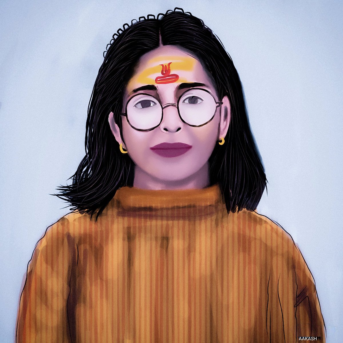 amankuakash17's tweet image. The Girl Portrait 

#ibispaintx #digitalart #trendingart