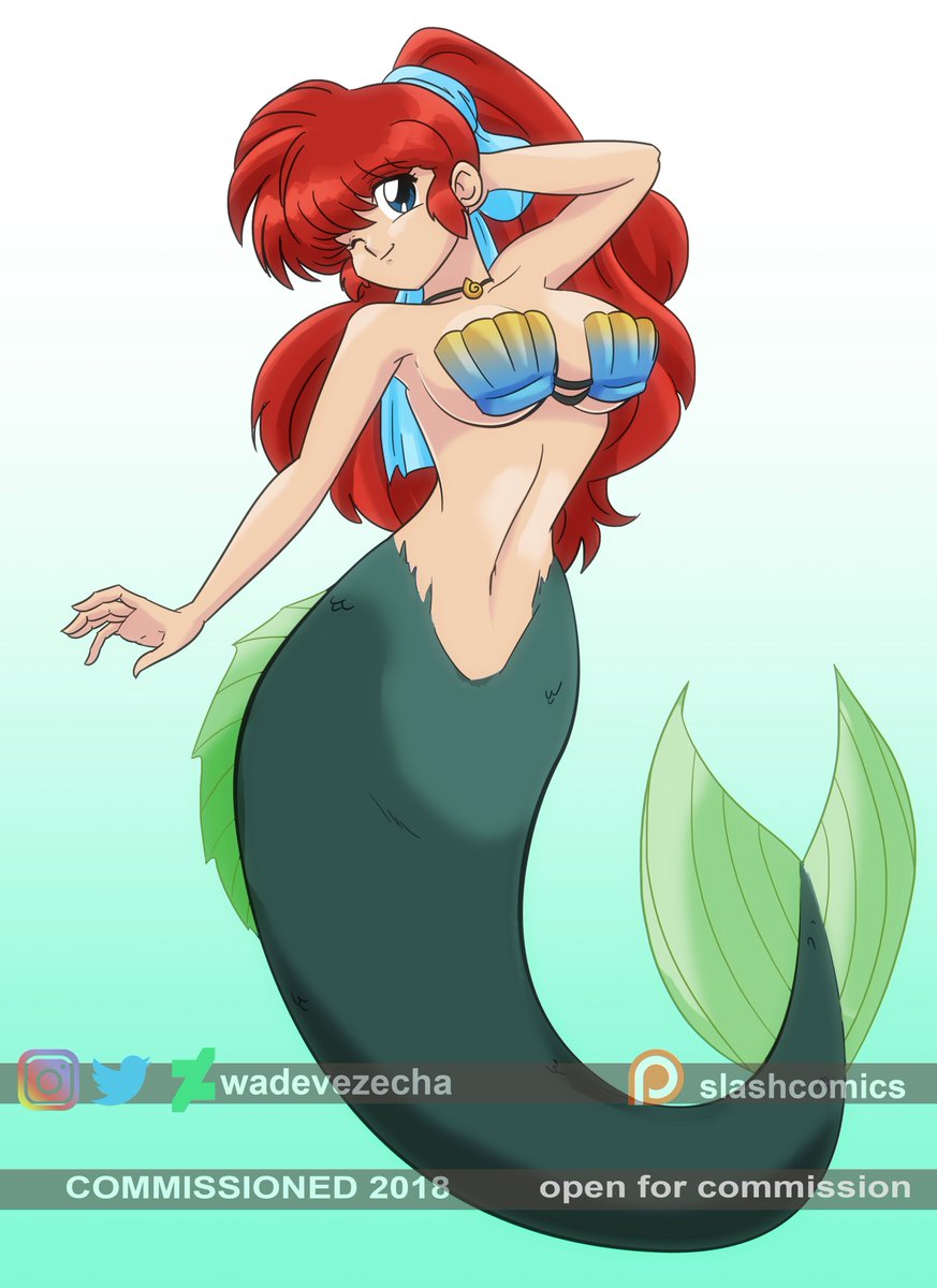 Here's an old commish work from 2018. Ranma as a mermaid

Read my comic>> tapas.io/series/SLASH

#Ranma12 #ranma #RetroFanArt #ranma #ranmaremake #ranma2024 #mangapage #digitalart #comicartist #MANGACOLOR #mangapage #comicpage #CommissionedArt #commissions #drawing #animeart