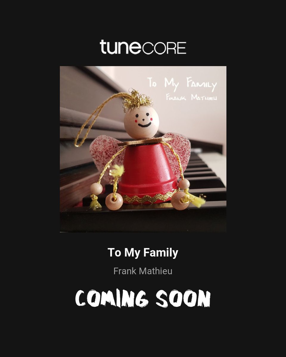 My new single 'To My Family' will be released May, 18th.