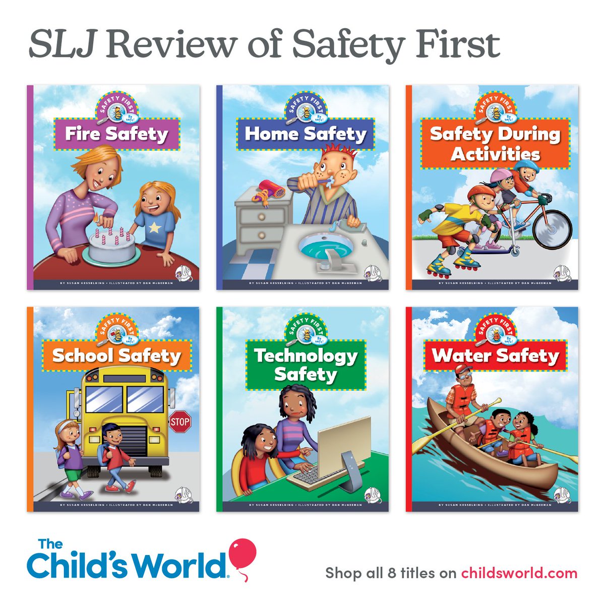 School Library Journal Review of Safety First

"These would be very useful in school libraries as they interconnect ideas related to the lives of school age children."

Read review: childsworld.com/editorial_revi…

#nonfiction #edchat