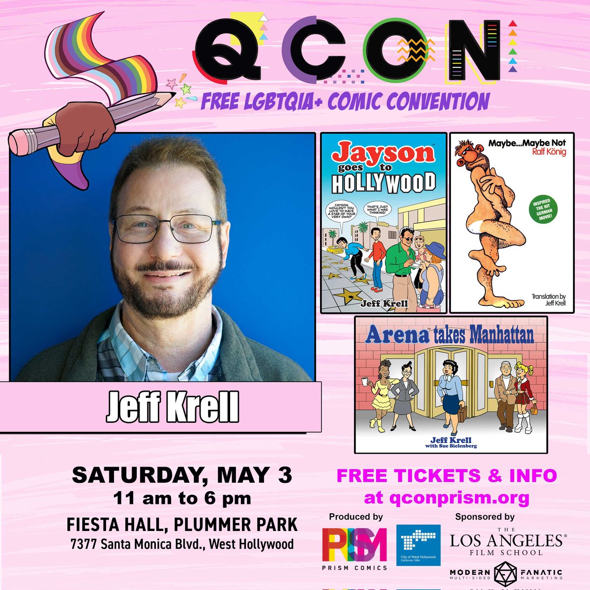 Q CON 2025 is so thrilled to be joined by guest, cartoonist Jeff Krell!
Jeff is the brilliant talent behind the prolific JAYSON series!
REGISTER FOR FREE TICKETS: qconprism.org
#comics #lgbtqia #indie