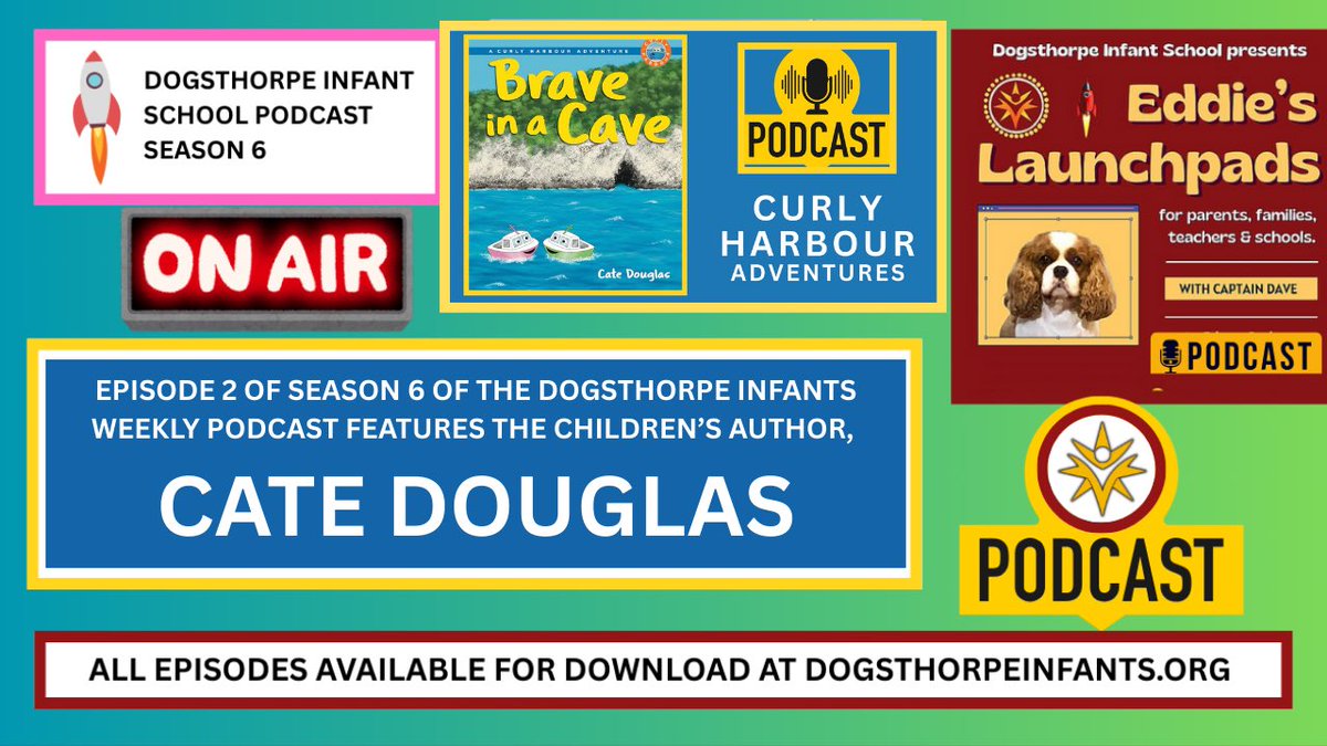 Dogsthorpe Infant School (@dogsthorpe_edu) on Twitter photo Our guest on Season 6: Episode 2 of Dogsthorpe Infant Schoolās #primary #schools podcast on Friday is <a href="/CateDouglasAuth/">Cate Douglas</a>. Our schoolās focus remains on phonics & reading progress so we have 15 new authors & poets guesting on our show in the coming weeks as we fly past 150 episodes. Our guest on Season 6: Episode 2 of Dogsthorpe Infant Schoolās #primary #schools podcast on Friday is <a href="/CateDouglasAuth/">Cate Douglas</a>. Our schoolās focus remains on phonics & reading progress so we have 15 new authors & poets guesting on our show in the coming weeks as we fly past 150 episodes.