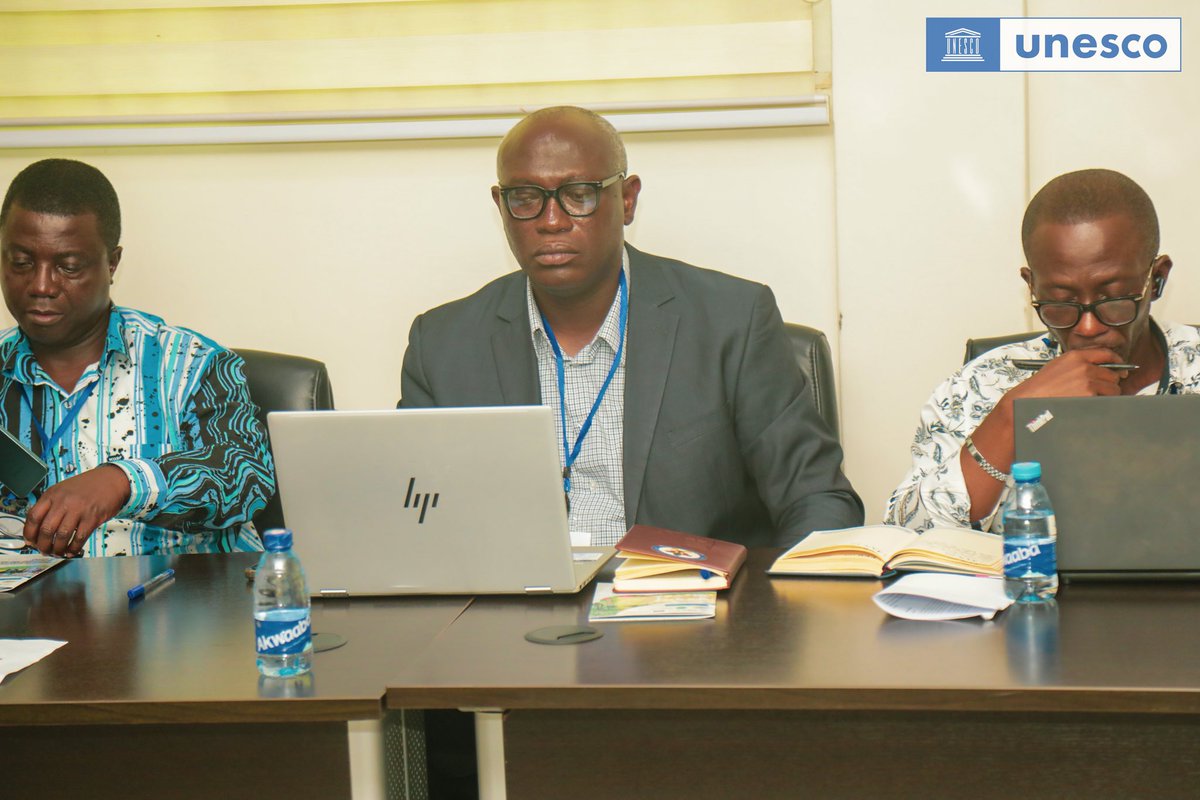 UnescoGhana's tweet photo. @UnescoGhana is engaging  in a 2-day workshop on the Future of #Biodiversity mapping &amp; monitoring in Ghana, with @mestighofficial @devbankghana @UK_CEH @EPA_Ghana to assess  efforts, identify gaps &amp; explore finance-linked, scalable nature-positive strategies. #GreenFinance https://t.co/leC7npvlg7
