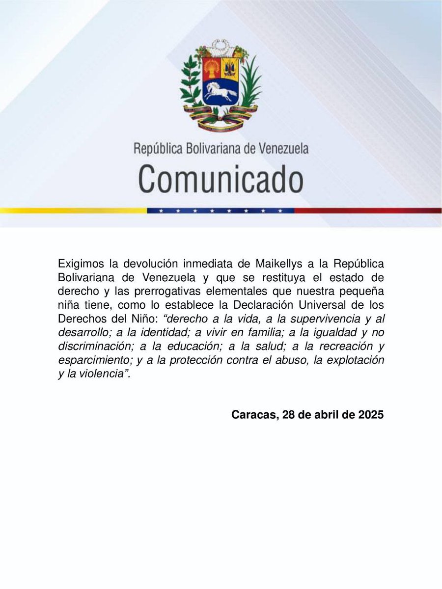No les basto con violar los derechos de los migrantes Venezolanos, y secuestrarlos con tratos inhumanos en el salvador. 
Ahora también secuestran niños.
Queremos ya a Maikelis con su familia 

#FreeMaikelysEspinoza