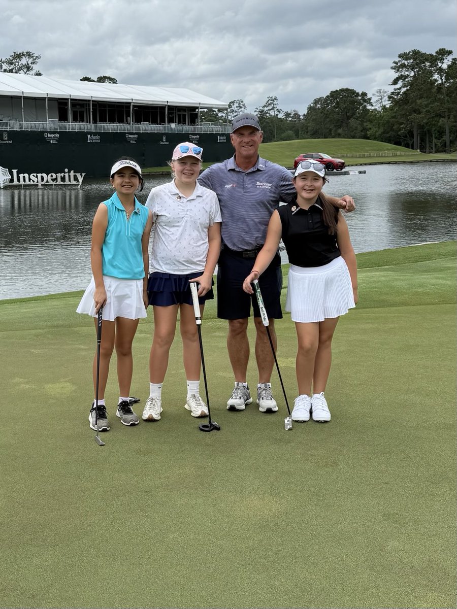 Got to play with these great young golfers today in the Insperity junior pro am! They all could really play. Future LPGA players!