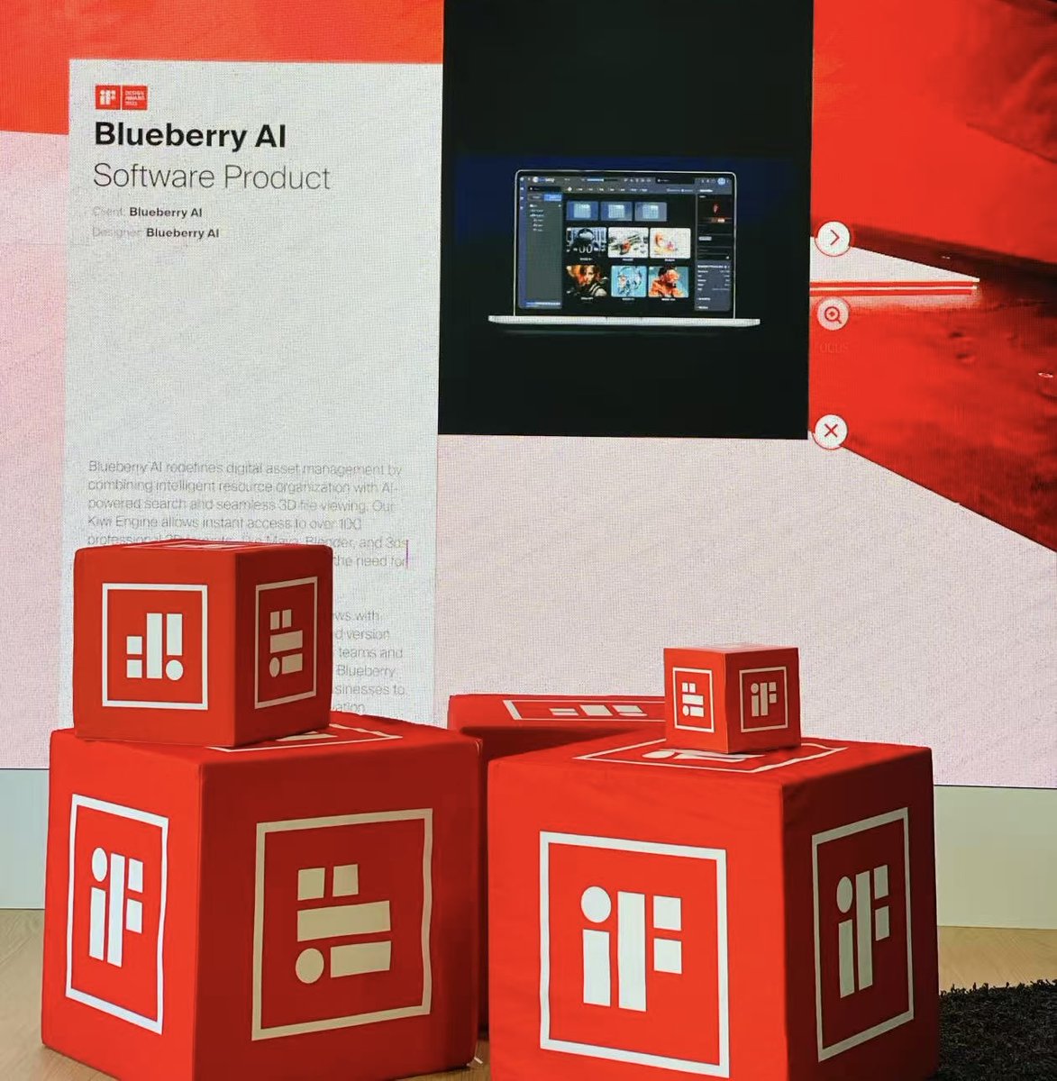 Share_Creators's tweet photo. We’re proud to share that Blueberry AI has been honored with the iF Design Award 2025!

Thank you to our amazing clients, partners, and team — this is just the beginning!

#BlueberryAI #DAM #iFAward #Design #SaaS https://t.co/2mHWzJm1Xc