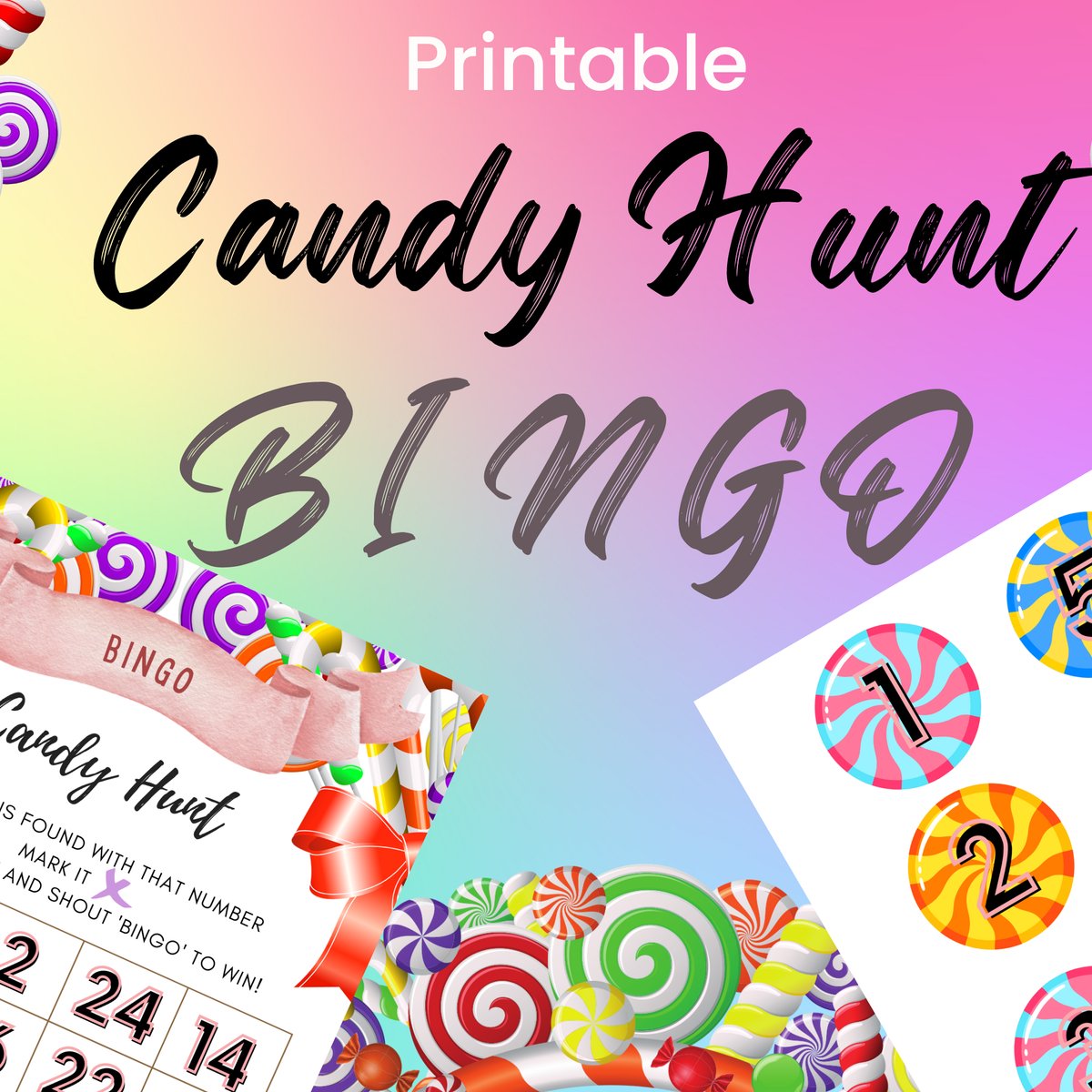 castlerandom's tweet photo. Candy Hunt Bingo #partyideas https://t.co/hxucoJqA4u https://t.co/Nq81eNSLxE