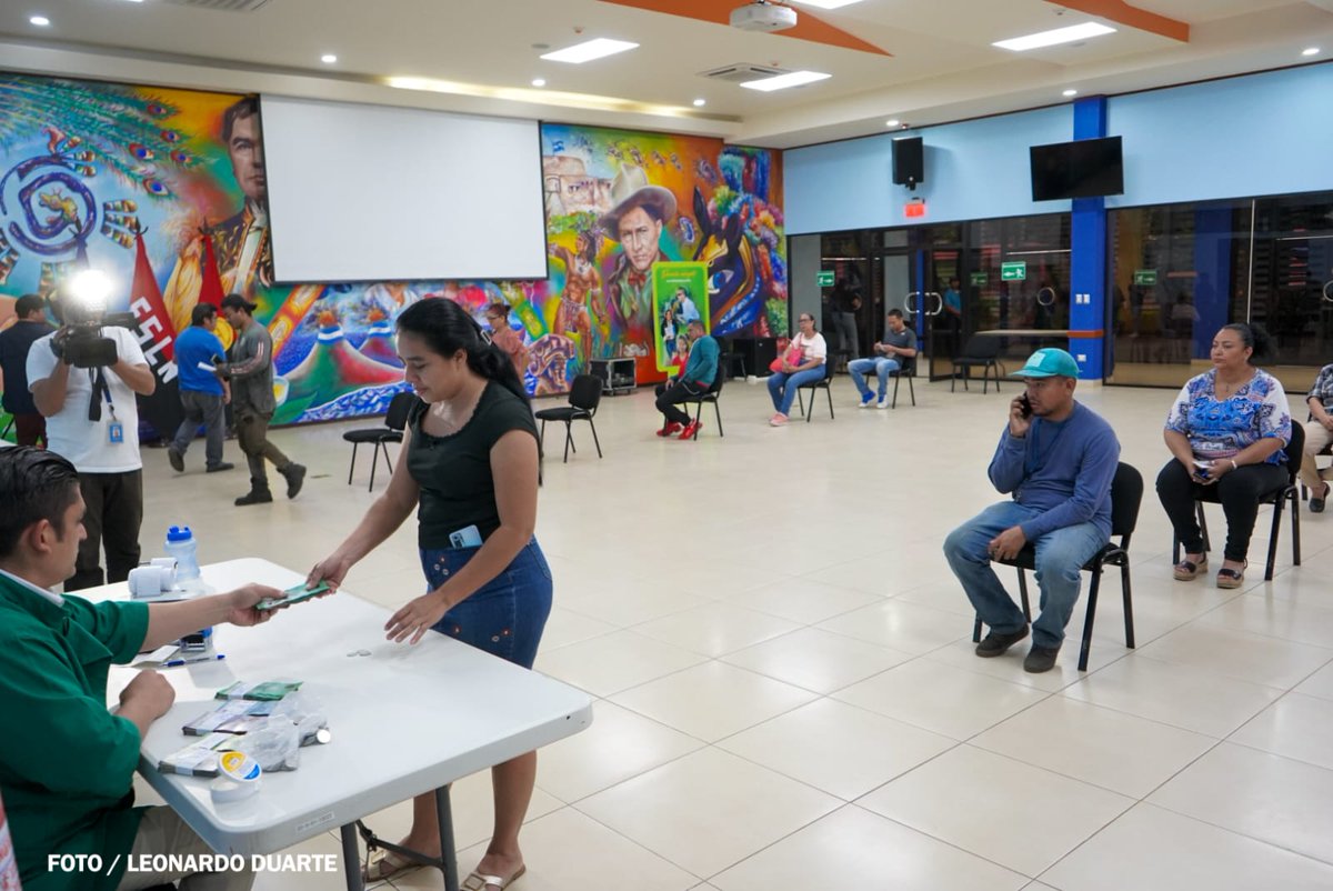 #Nicaragua 🇳🇮 || ✊🏻El Buen Gobierno garantiza el pago adelantado del mes de mayo a los trabajadores del Estado, reafirmando el compromiso con la estabilidad y el bienestar de las familias nicaragüenses. ❤️🖤