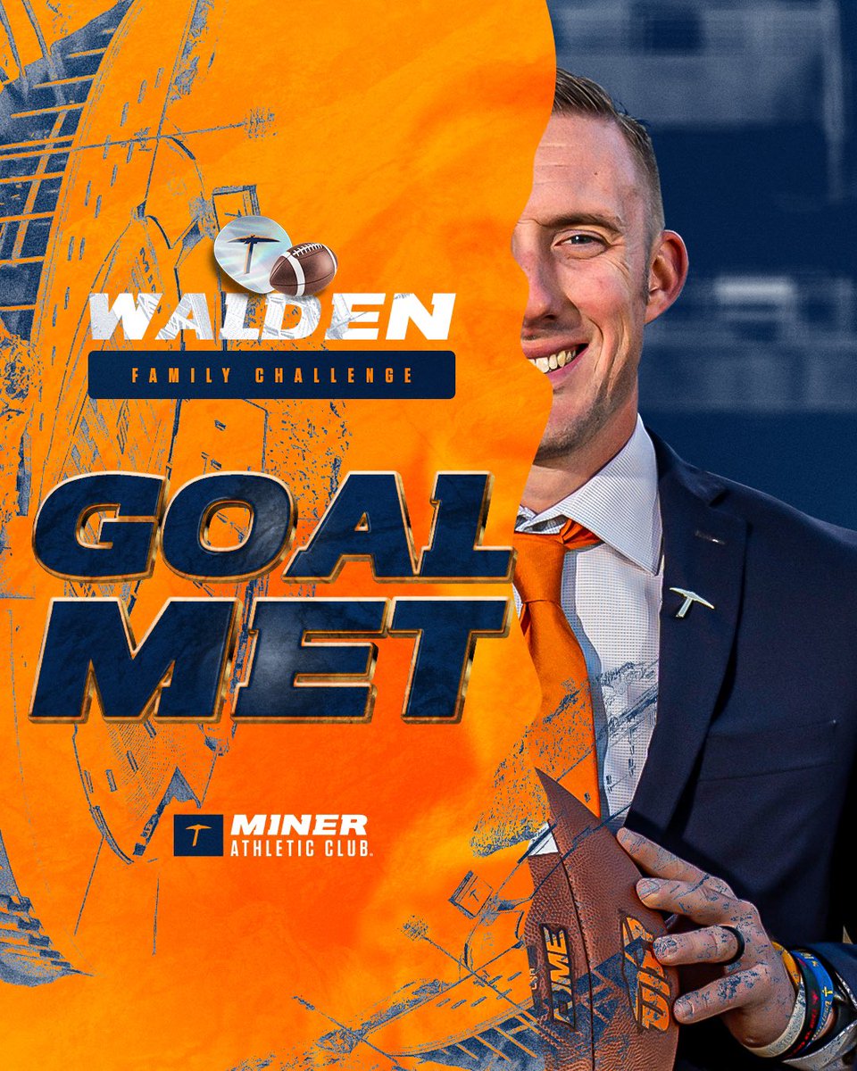 UTEPFB's tweet photo. 📰 • “𝐖𝐚𝐥𝐝𝐞𝐧 𝐅𝐚𝐦𝐢𝐥𝐲 𝐂𝐡𝐚𝐥𝐥𝐞𝐧𝐠𝐞” 𝐑𝐚𝐢𝐬𝐞𝐬 𝐎𝐯𝐞𝐫 $𝟕𝟑,𝟎𝟎𝟎 𝐭𝐨 𝐒𝐮𝐫𝐩𝐚𝐬𝐬 𝐆𝐨𝐚𝐥; 𝐃𝐨𝐧𝐚𝐭𝐢𝐨𝐧𝐬 𝐒𝐭𝐢𝐥𝐥 𝐁𝐞𝐢𝐧𝐠 𝐀𝐜𝐜𝐞𝐩𝐭𝐞𝐝 𝐓𝐡𝐫𝐨𝐮𝐠𝐡 𝐖𝐞𝐝𝐧𝐞𝐬𝐝𝐚𝐲

#PicksUp | #WinTheWest

🔗: https://t.co/uAr6EhPS5r https://t.co/6kmi2TyseL