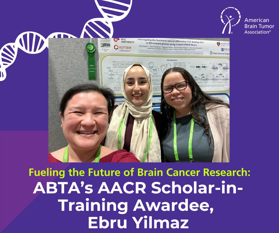 👏 Huge congratulations to our 2025 AACR Scholar-in-Training Award recipients! We’re proud to celebrate and support the next generation of brain tumor researchers! 🧠🔬

#BrainTumorResearch #AACR25 #ScholarInTraining #Glioma #EarlyCareerResearchers