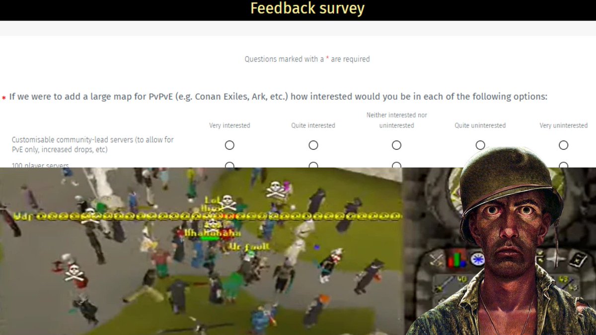 We’re building Dragonwilds with you in mind! And we're not saying pvp is coming...But if it was....wouldn't you want to give your feedback first? 👀

👉 Check out the blog and have your say before it closes tomorrow at 8am: dragonwilds.runescape.com/news/eye-on-as…