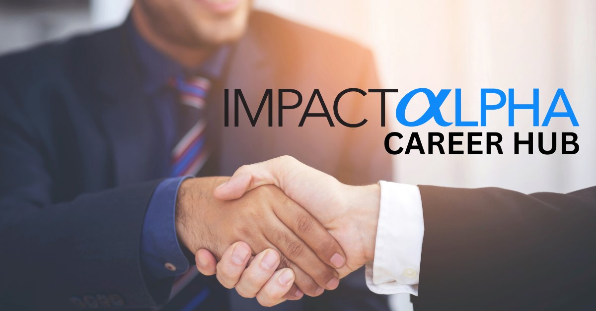 ImpactAlpha (@impactalpha) on Twitter photo Up now at the #ImpactAlpha Career Hub: <a href="/PRIMEcoalition/">Prime Coalition</a> is on the hunt for a people and culture senior manager.
hubs.li/Q03kcfJq0 Up now at the #ImpactAlpha Career Hub: <a href="/PRIMEcoalition/">Prime Coalition</a> is on the hunt for a people and culture senior manager.
hubs.li/Q03kcfJq0