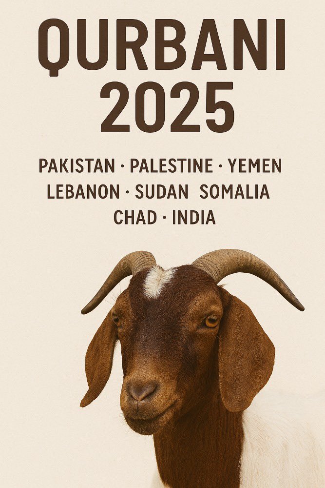 P4NGOs's tweet photo. #Qurbani2025 is fast approaching. Contact us to get our prices. 

Cut off date is 6 of June 2025. https://t.co/QYzID59FSN