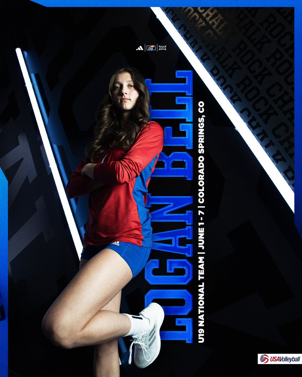 Kansas Volleyball (@kuvolleyball) on Twitter photo Future Jayhawk representing 🤝
Logan Bell will be participating in the U19 Nationals tryouts in Colorado this summer!
#RockChalk | <a href="/loganbellvb/">Logan Bell</a> Future Jayhawk representing 🤝
Logan Bell will be participating in the U19 Nationals tryouts in Colorado this summer!
#RockChalk | <a href="/loganbellvb/">Logan Bell</a>