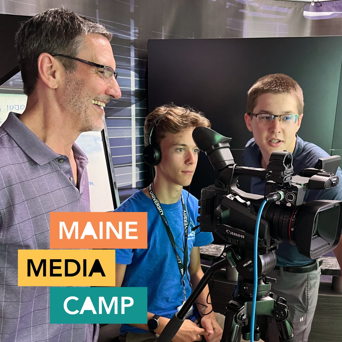 Registration is now open for Maine Media Camp 2025, July 27th-August 1st. High school students spend the week at Husson University working in NESCom's studios and labs with faculty, staff, &amp; students in all forms of media &amp; communications. husson.edu/mediacamp