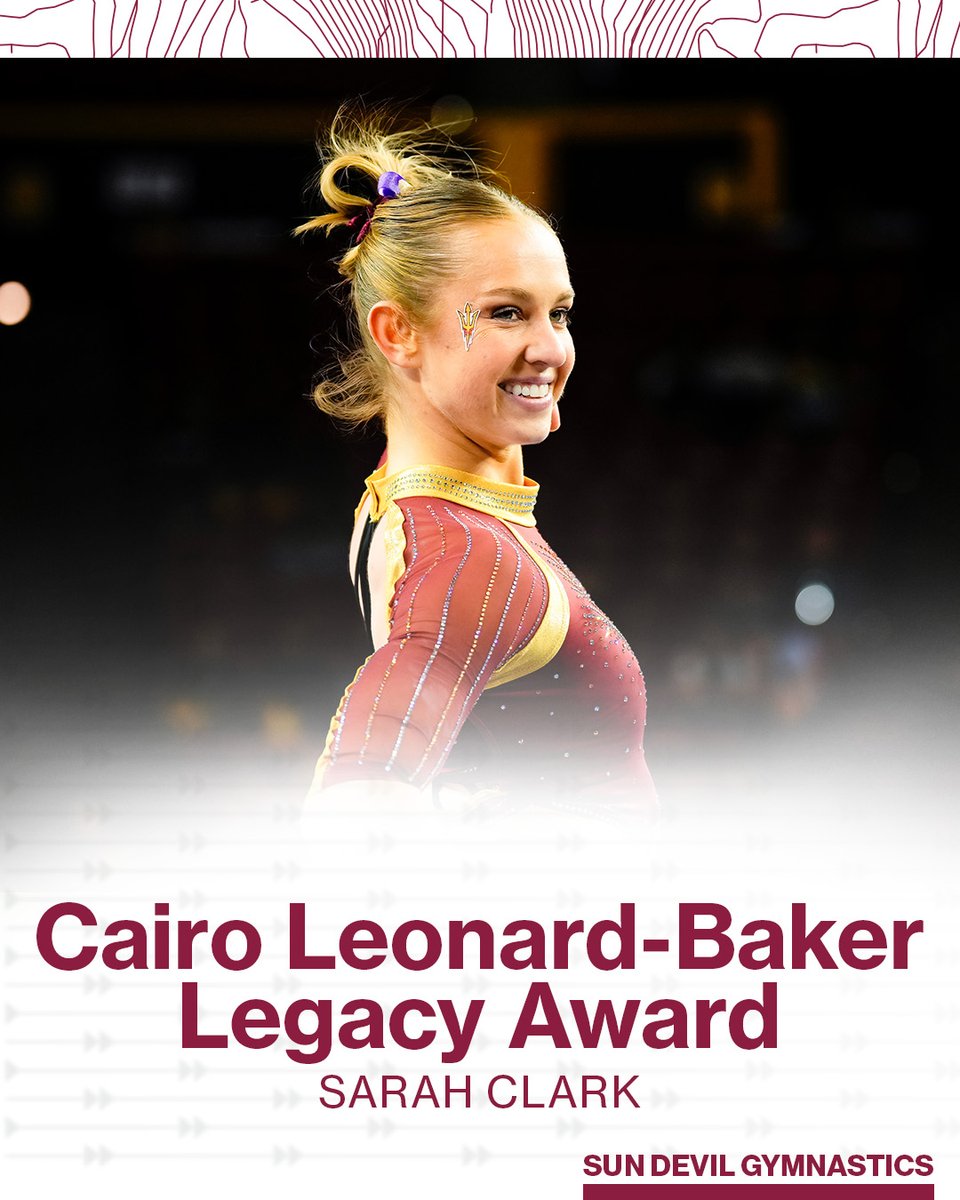 Leaving a legacy 🫶

<a href="/saarahclark/">Sarah</a> is this year's winner of the Cairo Leonard-Baker Legacy Award for the incredible mark she's leaving on the program!

#GymDevils /// #ForksUp