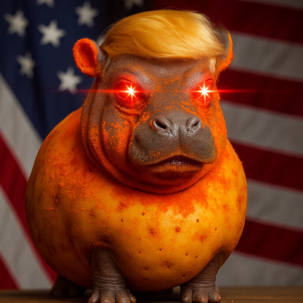 Triad_Crypto_'s tweet photo. #NFT Name: #MoonaldCheetato: Final Form

Mint Site: https://t.co/QJmG64iYWg / https://t.co/EA73MVoNz5

Drop Type: Free mint / whitelist 

Traits:
Reptilian DNA
Cheeto/potato Core
Nuclear Moo Vision
MAGA Puff Variant (1 of 1)
#Moodeng 

Backed by: TRIAD TRADING FIRM™ https://t.co/OoyUYnJu5B