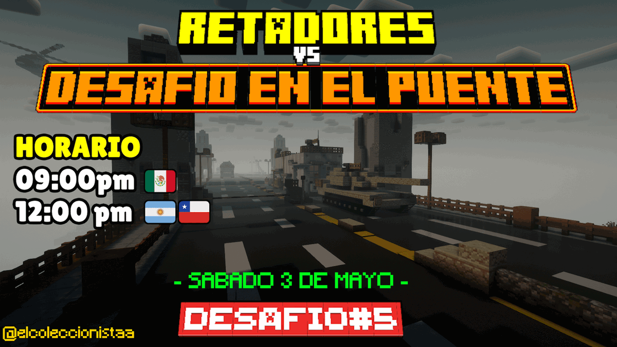 Estoy buscando jugadores de Minecraft para un evento especial de supervivencia contra condiciones extremas y una batalla de jefe final.  

Requisitos:
- Tener Minecraft (original o no)
- Minecraft Java
- 2 horas

Interesados 👇
 discord.gg/EhuQ5NQ28v 
Se agradece RT y Like 🤠