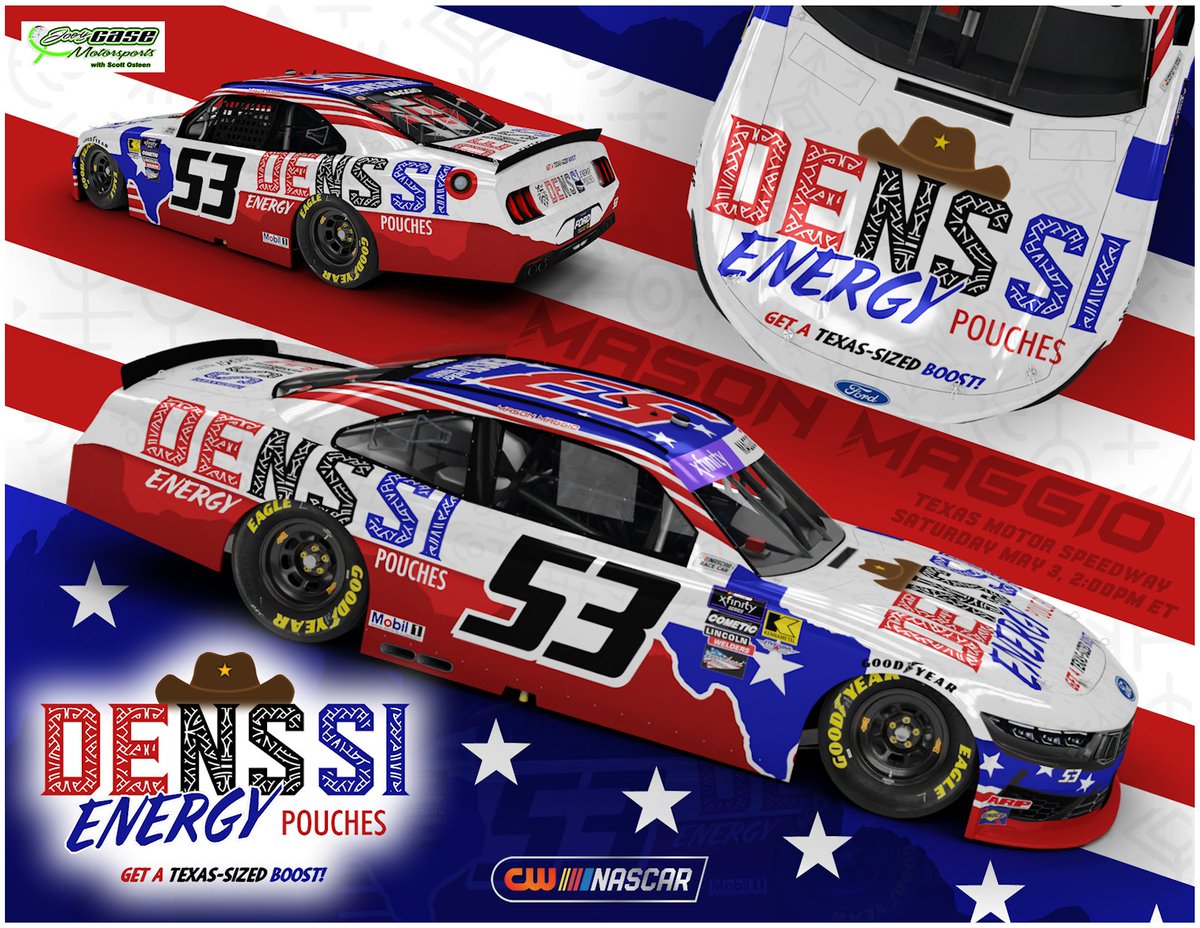 DMP_Designs's tweet photo. Put some yee in your haw... #NASCAR #Denssi #DenssiEnergyPouches #Texas https://t.co/sGUs6W98c2