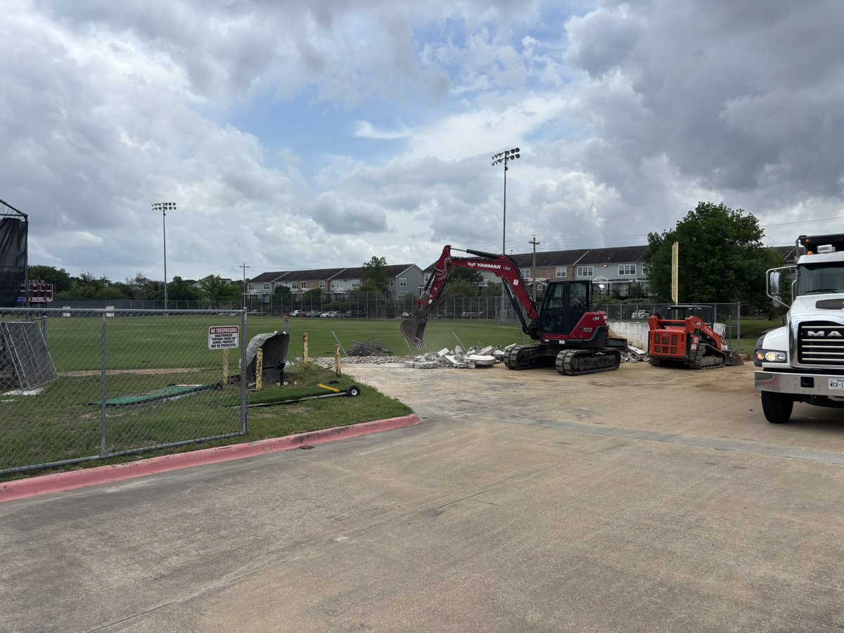 Josh Symank (@joshsymank) on Twitter photo Exciting day <a href="/ConsolBaseball/">A&M Consolidated Baseball</a> with the turf project getting started. <a href="/CSISD/">College Station ISD</a> bond funds at work. Exciting day <a href="/ConsolBaseball/">A&M Consolidated Baseball</a> with the turf project getting started. <a href="/CSISD/">College Station ISD</a> bond funds at work.