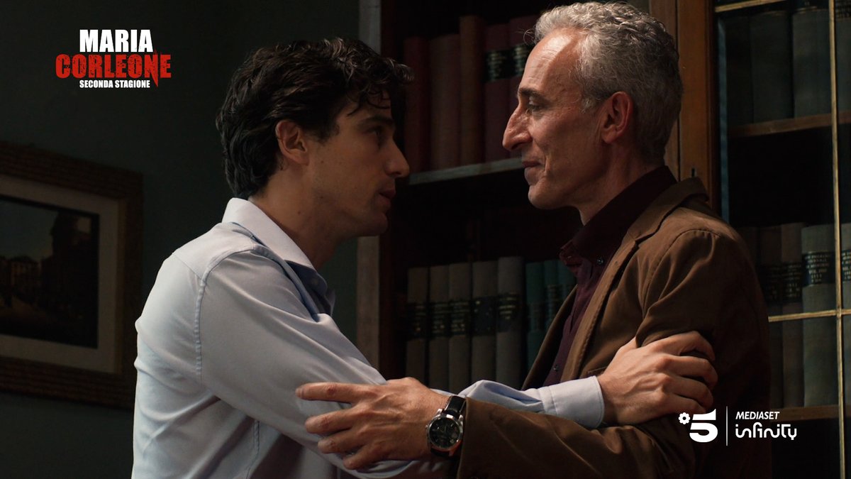 fictionmediaset's tweet photo. "Luca io non sono venuto qui per aiutarti ad insabbiare i suoi casini di nuovo. Non lo farò un'altra volta." 
Luca sei avvisato! 
#MariaCorleone seconda stagione
#Taoduefilm #Clemart #FictionMediaset #MediasetInfinity #produzioniclemart
#AlessandroFella #GaetanoAronica
