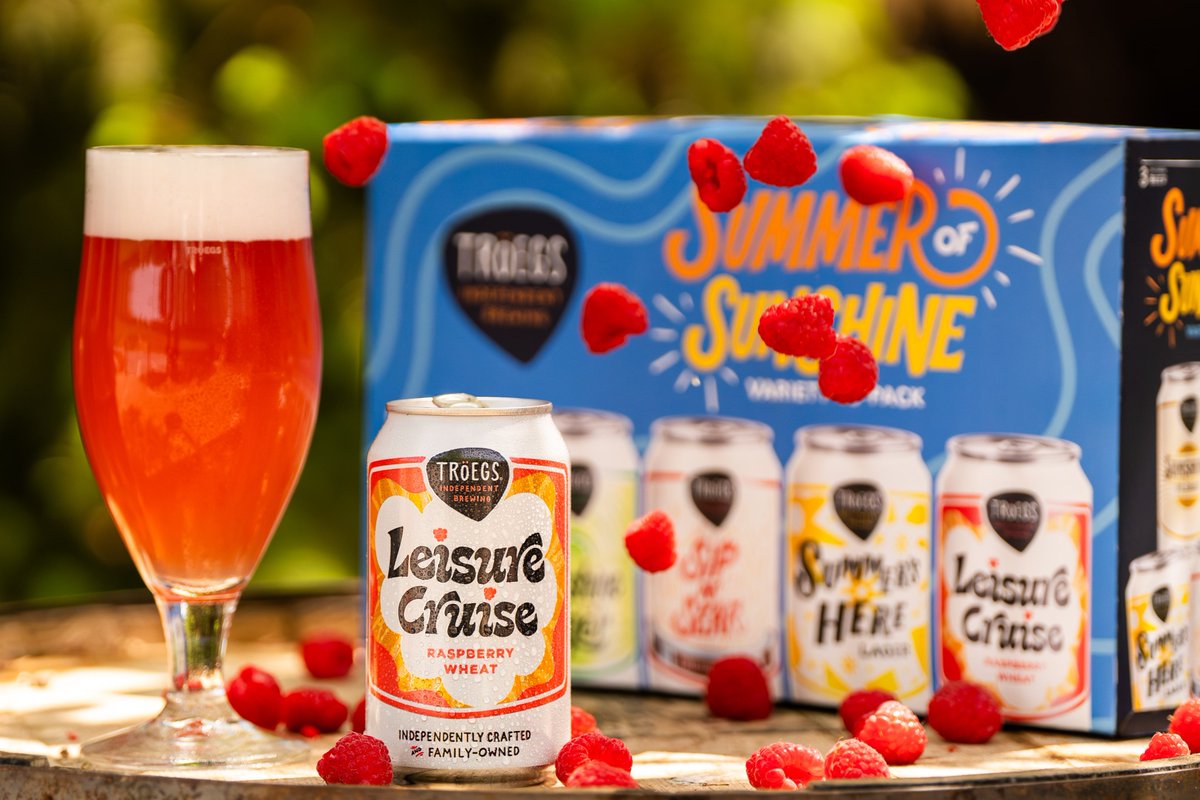 We’re feeling like it’s about time to kick back. Stroll into the shade, float on to that happy place and enjoy a Leisure Cruise. Our raspberry wheat ale is a classic lighter-bodied beer with big flavor. Adding real raspberries after fermentation keeps those bright...