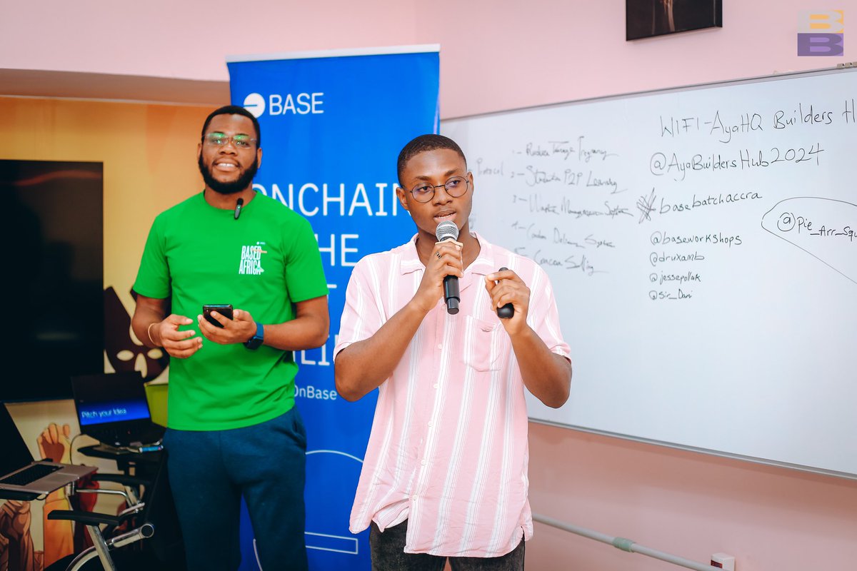 Benadpiper's tweet photo. Web3 isnβt built in isolation #basebatchaccra, weβre merging minds to solve real-world problems with blockchain. Letβs bridge gaps, share ideas, and create solutions that outlive us all! π
@druxamb @baseworkshops @jessepollak @sir_damilare #BuildTogether #Web3Impact https://t.co/1ilgyQ3w8j