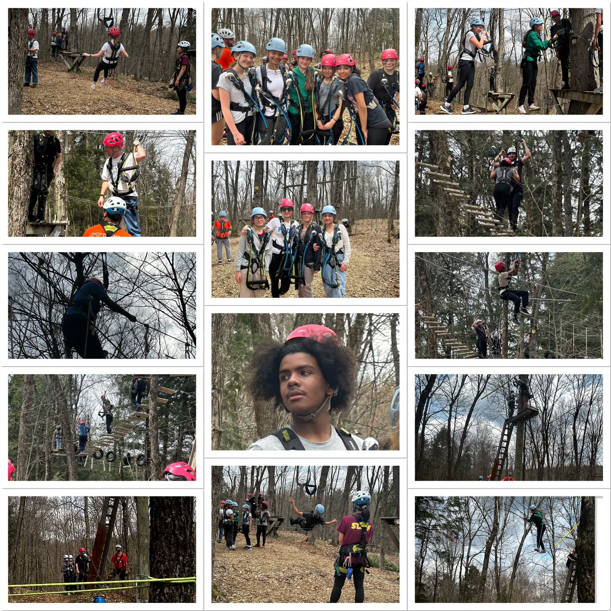 MsDJFlick's tweet photo. Aerial Park Adventures @StBernaDPCDSB https://t.co/VKXpBPQJzY