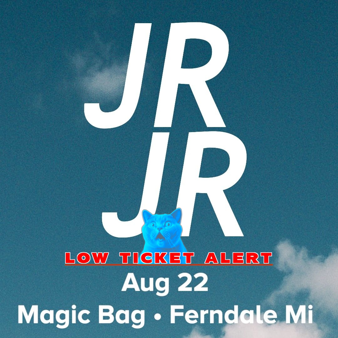 Magic Bag (@themagicbag) on Twitter photo 🚨🚨🚨Low Ticket Alert!!!🚨🚨🚨
🖤Coming soon to the Magic Bag!!!🖤
Magic Bag Presents
JR JR with Ohly
Fri, Aug. 22 | Tix: 20 adv. | 7 pm | All Ages
Ticket Link: tinyurl.com/4ts642pn
<a href="/JRJRmusic/">(D̵a̵l̵e̵ ̵E̵a̵r̵n̵h̵a̵r̵d̵t̵) JR JR</a> #Ohly #IndiePop #FerndaleMi
#TheMagicBag #TagTheBag
#JustAnnounced #OnSale 🚨🚨🚨Low Ticket Alert!!!🚨🚨🚨
🖤Coming soon to the Magic Bag!!!🖤
Magic Bag Presents
JR JR with Ohly
Fri, Aug. 22 | Tix: 20 adv. | 7 pm | All Ages
Ticket Link: tinyurl.com/4ts642pn
<a href="/JRJRmusic/">(D̵a̵l̵e̵ ̵E̵a̵r̵n̵h̵a̵r̵d̵t̵) JR JR</a> #Ohly #IndiePop #FerndaleMi
#TheMagicBag #TagTheBag
#JustAnnounced #OnSale