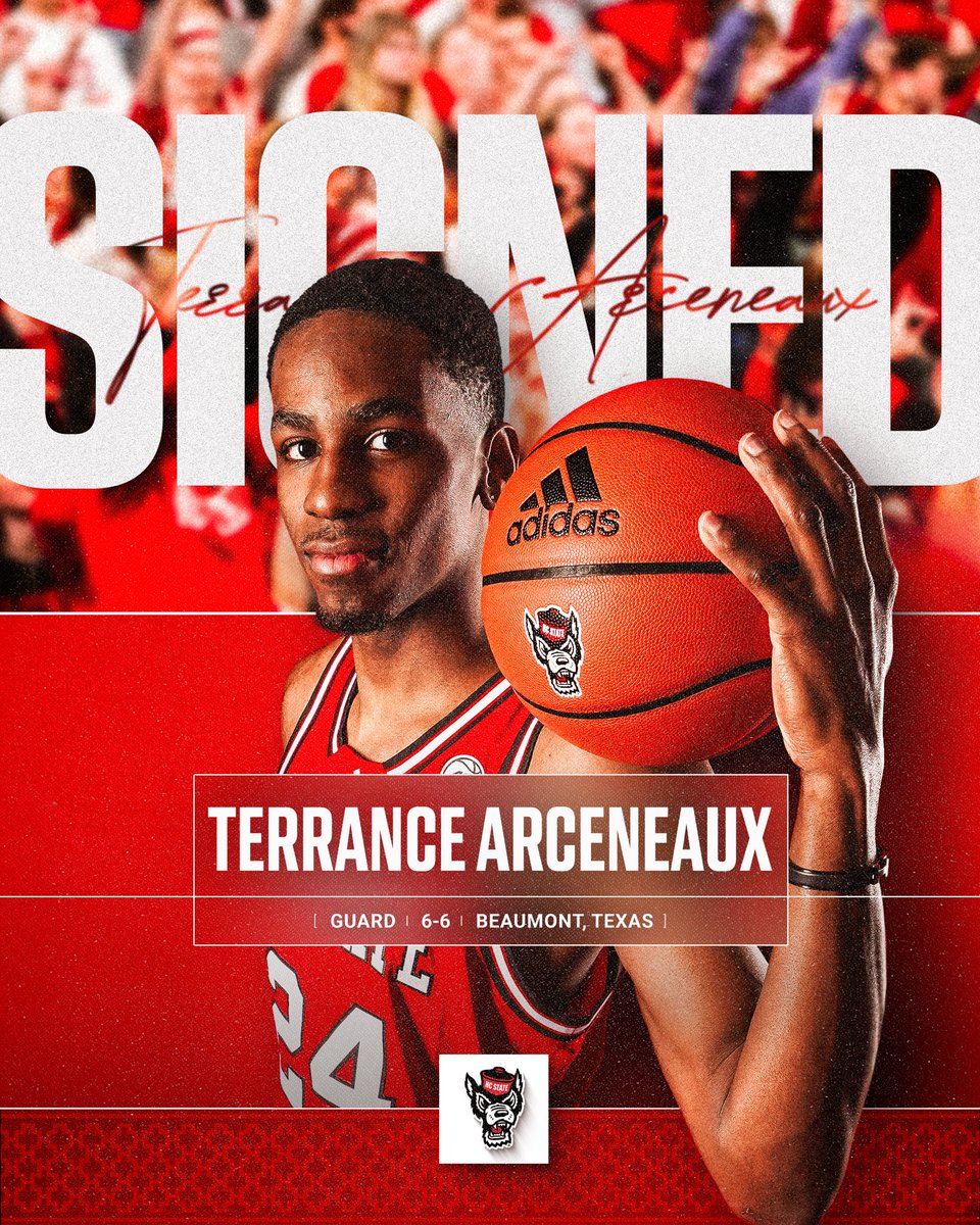 SIGNED: Welcome to the Pack, <a href="/TArceneaux21/">Terrance Arceneaux</a>! 🐺