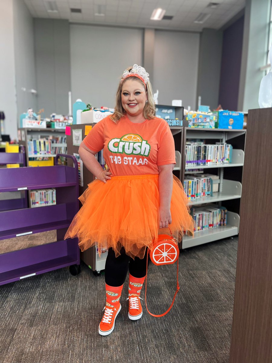 CRUSH the STAAR! 🍊🫧 #thehappiestlibraryonearth #owlaboutthebest <a href="/CyFairLibraries/">CyFairLibraries</a> <a href="/cfisdmcgown/">@cfisdmcgown</a>