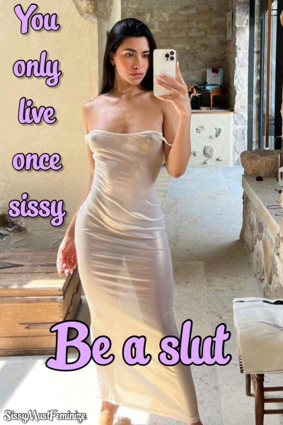 You’ve got one life, sissy, so slip into that skimpy thong and be the slutty girl you crave. She’s dying to tease and please, making every head turn with her flirty sway.
#Sissy #SissyCaptions #Femboy #SissyGirl #sissyfication #sissyboi #SissySlut