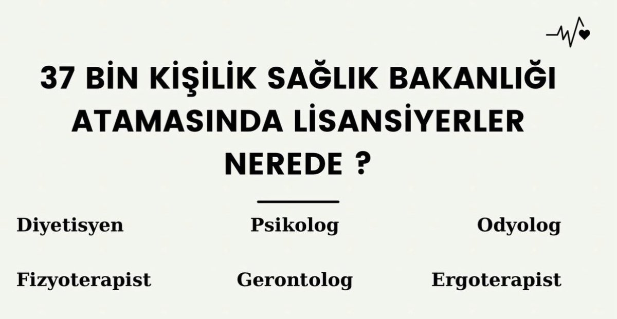 ATAMA YEŞİLİNİ HEP BERABER GÖRELİM İNŞALLAH, AMİN🌻

Odyologlar Fizyoterapistler Diyetisyenler Psikologlar mezun olduktan sonra yıllarca işsiz kalıyor #SBLisansıAdilAta