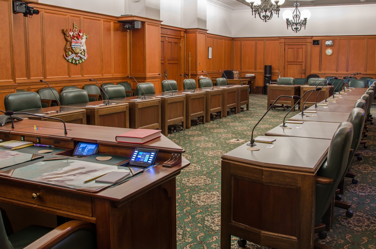 Interested in following the work of parliamentary committees? You can find the committee calendar of upcoming meetings (with agendas) on the #BCLeg website, along with transcripts and audio of past meetings: bcleg.ca/41qfHqo. #BCpoli