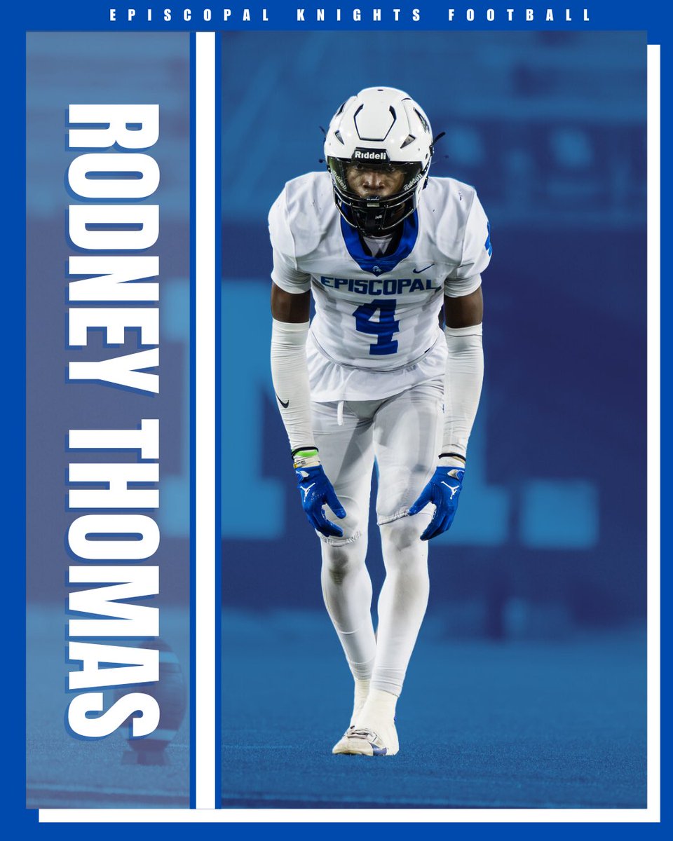 Jeremy Eddington (@itscoachedd) on Twitter photo Rodney Thomas II - Episcopal High School ‘26
📲: <a href="/DeuceThomas44/">Rodney Thomas II</a>
🏈: DB
🎥: hudl.com/v/2QjYJx Rodney Thomas II - Episcopal High School ‘26
📲: <a href="/DeuceThomas44/">Rodney Thomas II</a>
🏈: DB
🎥: hudl.com/v/2QjYJx
