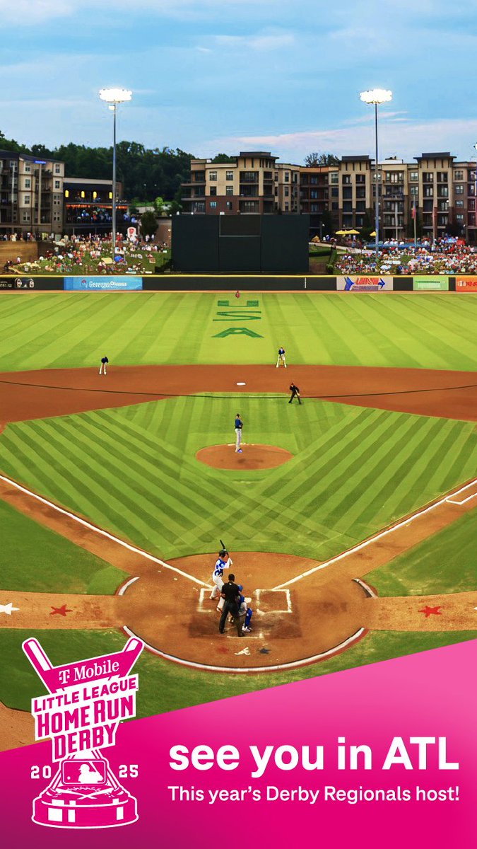 The @tmobile Little League Home Run Derby Regionals hit GA on 7/13 during MLB All-Star Week. Step up, swing big, and aim for Williamsport. ⚾️🥎
Register now LittleLeague.org/HomeRunDerby