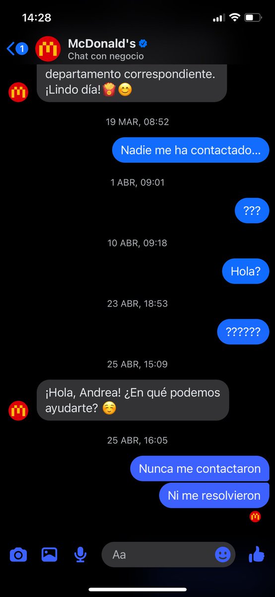 andre151997's tweet photo. Pura vida @McDonalds https://t.co/z6L1guCOTu